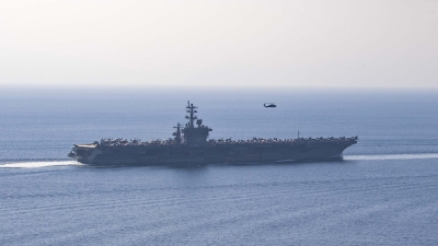 El portaviones nuclear USS Dwight D. Eisenhower