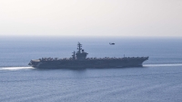 El portaviones nuclear USS Dwight D. Eisenhower