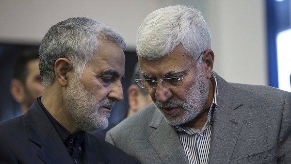 Qassem Soleimani (a la izquierda) y Abu Mahdi al Muhandis.