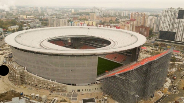 Así es el estadio más extraño del Mundial de Rusia: con la grada fuera del campo