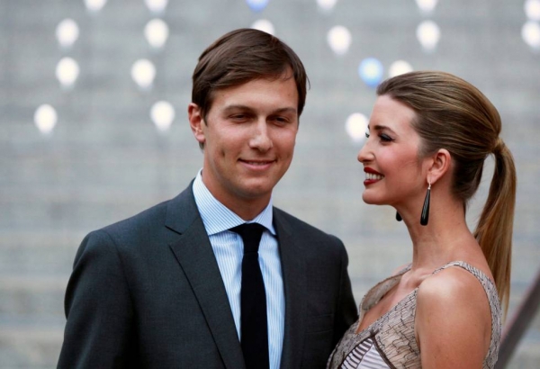 Jared Kushner y su esposa Ivanka Trump en imagen de archivo