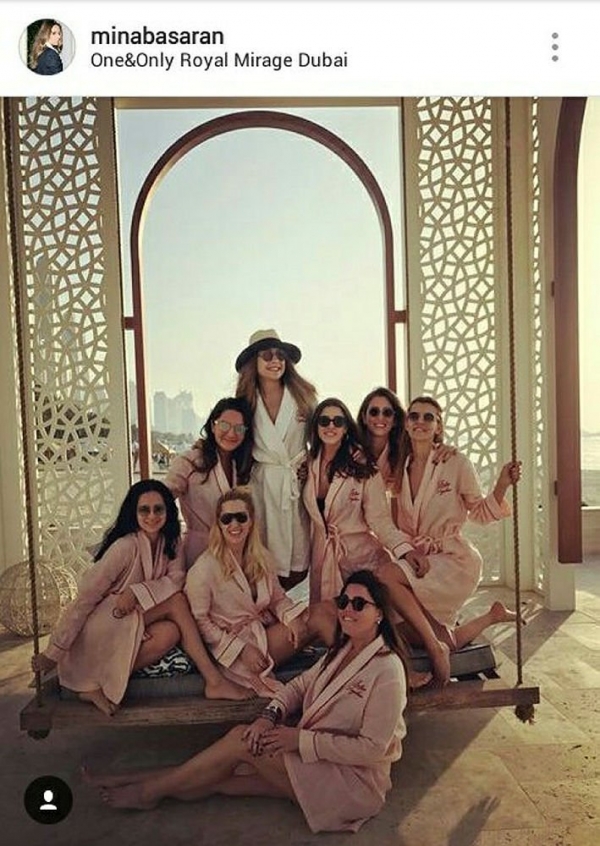 Celebra su despedida de soltera en Dubái y se estrella junto con 7 amigas en su jet privado