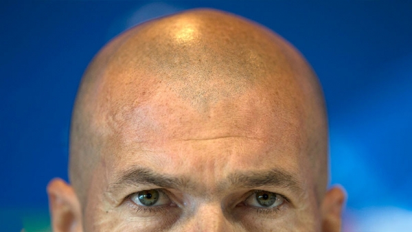 El extécnico del Real Madrid, Zinedine Zidane, habla ante los medios. 22 de mayo de 2018.