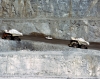 Unidades conocidas como yucles transportan concentrados ricos en oro, plata, plomo y zinc desde el tajo principal de la mina Peñasquito, en el municipio de Mazapil, Zacatecas, propiedad de la empresa estadunidense Newmont.