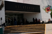 Crematorio del cementerio San Nicolás Tolentino, al oriente de Ciudad de México.