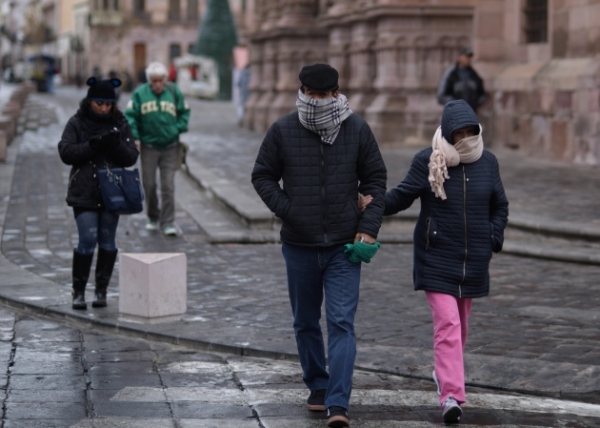 El frente frío número 15 ha provocado bajas temperaturas en Zacatecas.