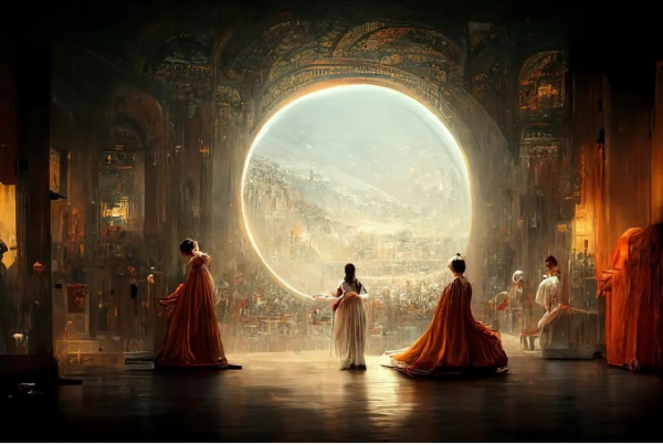 Llamada &quot;Théâtre D&#039;opéra Spatial&quot;, la obra galardonada en Estados Unidos ha provocado un apasionado debate sobre qué constituye el arte.