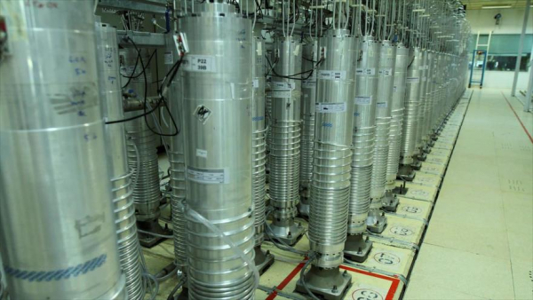 Centrifugadoras en la planta nuclear de Natanz, en el centro de Irán.