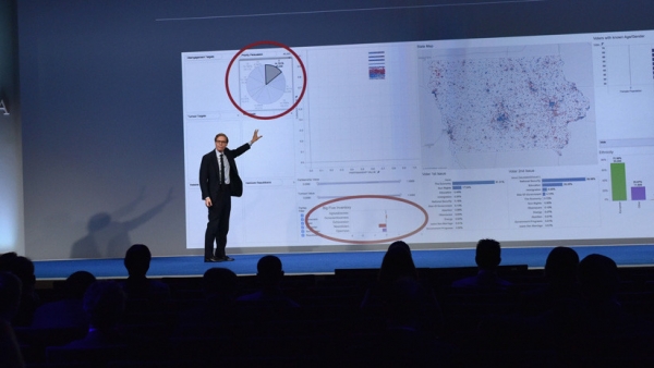 Alexander Nix, presidente de Cambridge Analytica, durante la cumbre Concordia. Nueva York, 19 de septiembre de 2016.