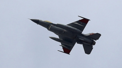 Un avión de combate egipcio