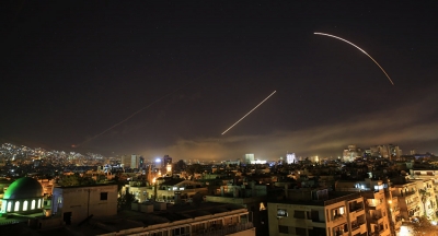 Defensa aérea de Siria repele ataque de misiles de Israel en el sur de Damasco