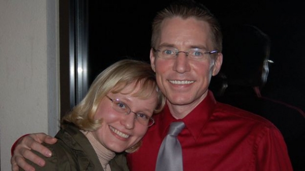 Padgett conoció a su futura esposa en la universidad.