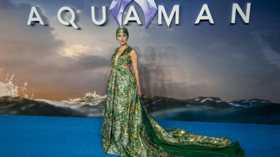 Amber Heard asiste al estreno de &#039;Aquaman&#039; en un cine de Londres (Reino Unido), el 26 de noviembre de 2018.