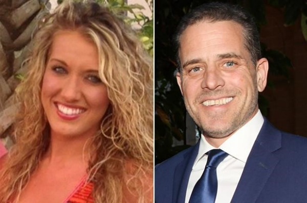 Lunden Alexis Roberts, izquierda, y Hunter Biden