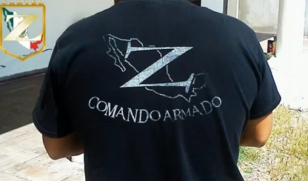 Un presunto sicario de Los Zetas.