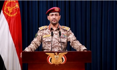 Portavoz de las Fuerzas Armadas de Yemen, general de brigada Yahya Saree