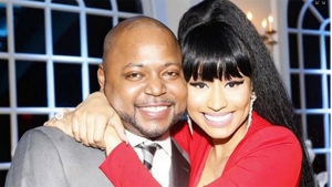 Nicki Minaj junto a su hermano mayor, Jelani Maraj
