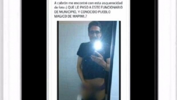 El secretario del ayuntamiento de Mapimí, Salvador Hernández Hernández.