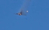 Un dron Hermes 900 de las FDI se estrella estrellándose en el sur del Líbano después de ser alcanzado por un misil tierra-aire de Hezbollah, el 1 de junio de 2024. 