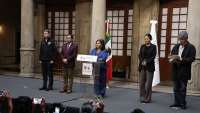 La jefa de Gobierno de Ciudad de México, Clara Brugada, en conferencia de prensa el 20 de agosto del 2025.