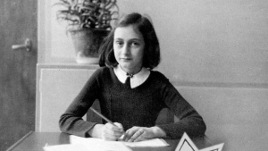Ana Frank, retratada en el instituto donde estudiaba