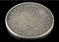 La extraña imagen del cabello, por la que se ha ganado el mote del Flowing Hair Dollar, es lo que la hace tan valiosa. 